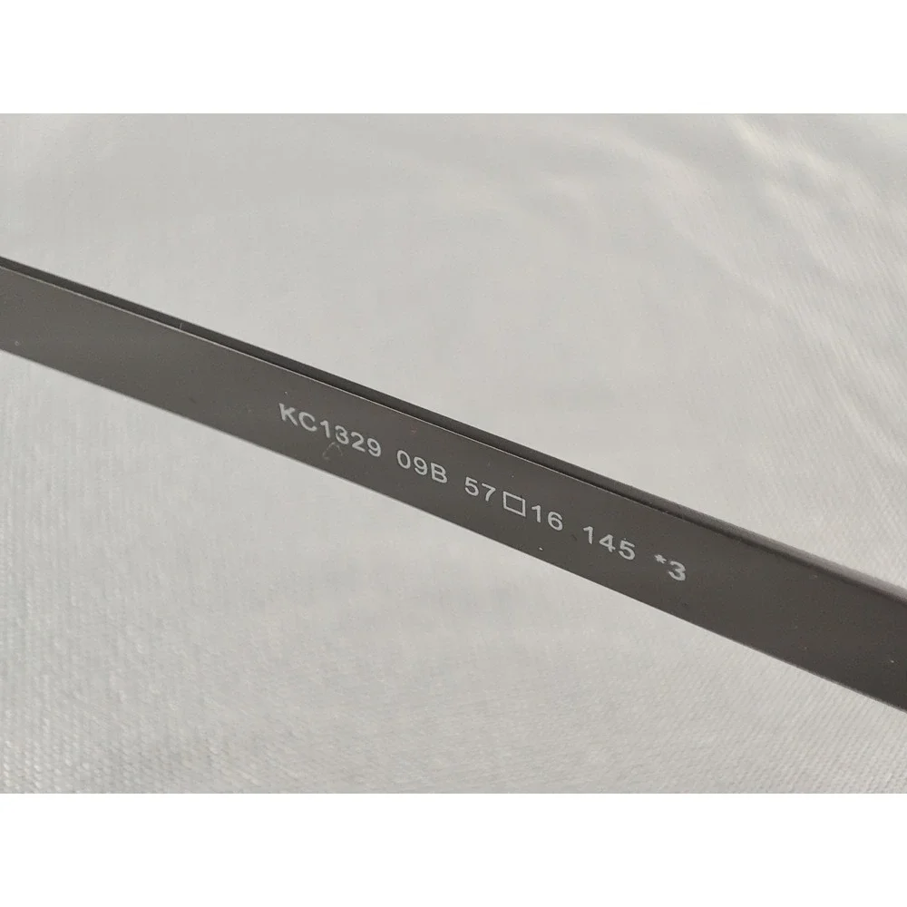 Kenneth Cole Reaction KC1329 09B Men's Sunglasses Gunmetal Rectangle 57mm NWT